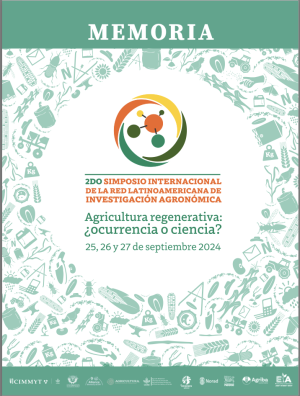 Portada de la Memoria del 2º Simposio Internacional de la Red Latinoamericana de Investigación Agronómica, realizado en septiembre de 2024 en Texcoco, México.